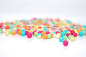 Fototapeta na wymiar colored jelly bean 