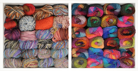 Shelves Full Of Knitting Yarn