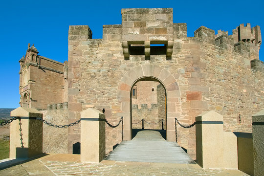 Puente leadizo del castillo de Javier, Navarra