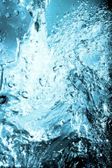 The abstract water splash background