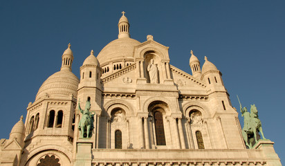 Fototapeta na wymiar Basilique du Sacré Coeur, Montmartre, Paris, France
