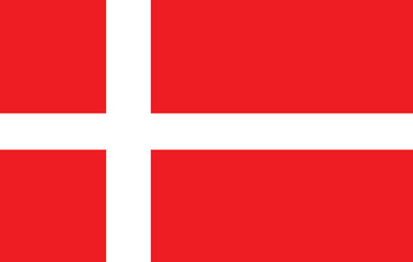 Obraz premium Fahne, Flagge Dänemark