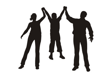 family with child vector