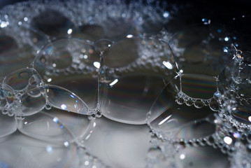 Bulles; savon; légèreté; air; bain; eau; mousse; graphique