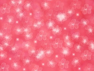 Pink floral background