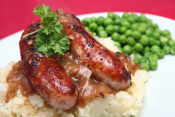 Pork sausages