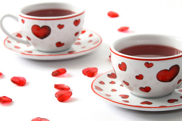 Love is ... like tea for two
