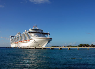 Cruise ship in the Caribbean