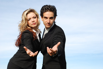 portrait of a confident and successful business team 