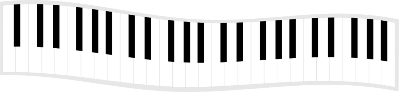 Piano Keyboard Wave