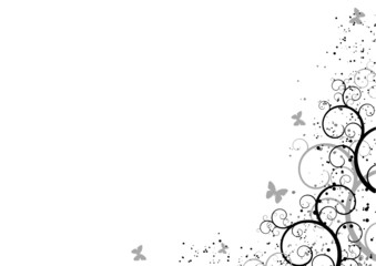 Abstract butterfly background