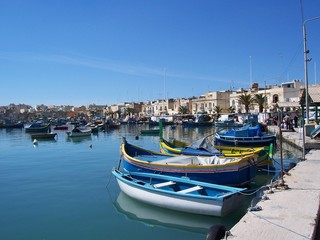Naklejka na ściany i meble Malta, Marsaxlokk