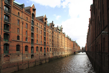 brick-built Speicherstadt