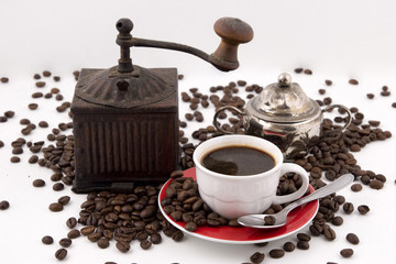 knife, fork and computer parts