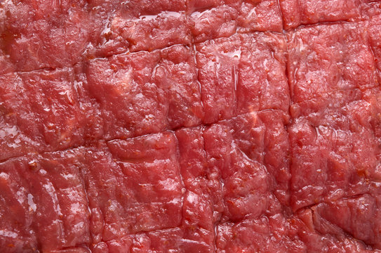 Raw Red Beef Steak, Meat Texture Background