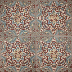 Ceramic antique floor structured pattern background