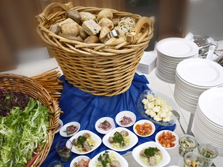 brotkorb am büffet