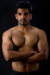 Fototapeta premium Muscular Indian Man