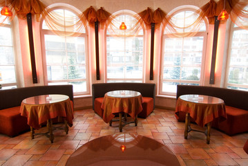 Classic restaurant interior