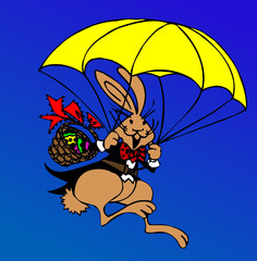 Illustration eines Osterhasens - Vector