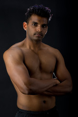 Fototapeta premium Muscular Indian Man