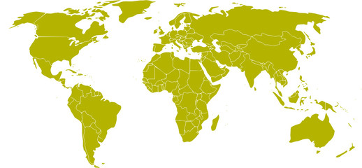 Obraz premium mapa mundi