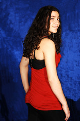 Fototapeta premium Young Lady.