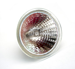 Light bulb at white background