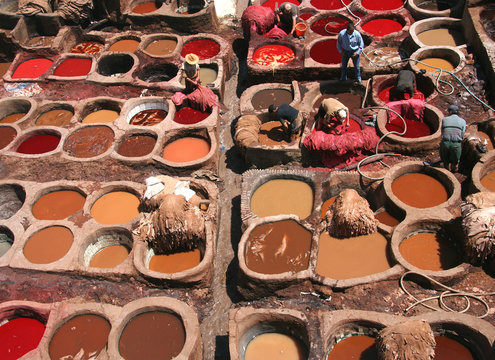 Tanneries in Fess