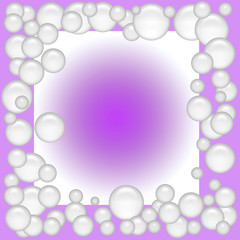 bubble scrapbook frame