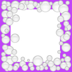 bubble scrapbook frame