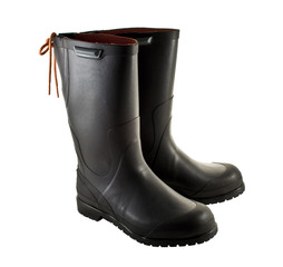 rubber rain boots