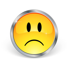 Smiley avec contour en métal