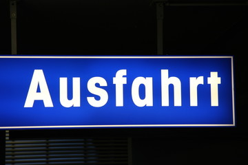 Ausfahrt