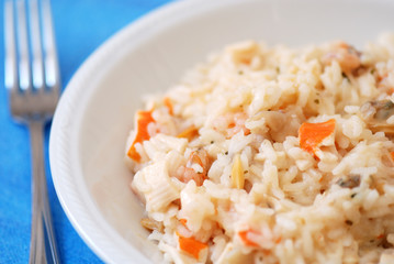riso con i frutti di mare