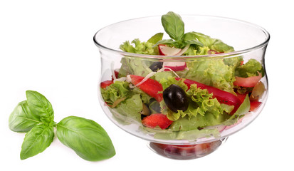 salad in bowl 