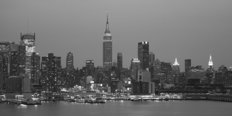 Fototapeta na wymiar Nightime Nowy Jork