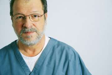 Fototapeta premium portrait of elderly doctor