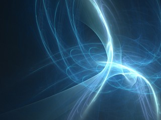Abstract fractal background. Electric light wave.