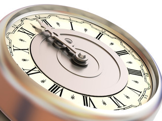 Clock. Twelve o'clock