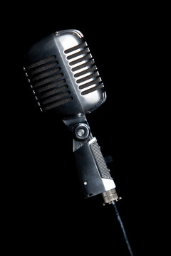 Old fashioned microphone