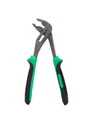 Adjustable spanner isolated on white