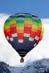 Colorful hot air balloon