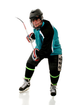 Senior Hockey Player