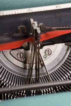 Maquina de escribir rota