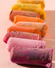 Les bâtons de pastel