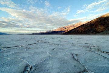 Bad Water Basin at Death Valley National Park in California