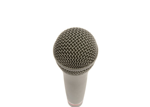 Microphone on White Background