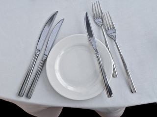 festlicher tisch set up