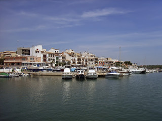 Fototapeta na wymiar Porto Petro Port in Majorca (Balearic Islands - Spain)